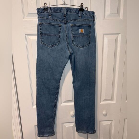 Carhartt Men's Relaxed Fit Straight Leg Jeans - Picture 7 of 8